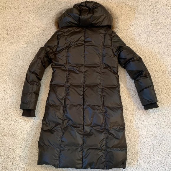 Rud by Rudsak Women's Jasmine Down Coat with Coyote Fur Hood Trim • Large - Picture 4 of 9